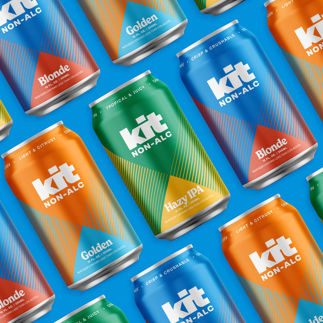 Kit Non-Alc’s New Look: Redefining Non-Alcoholic Beer for a Bold Future