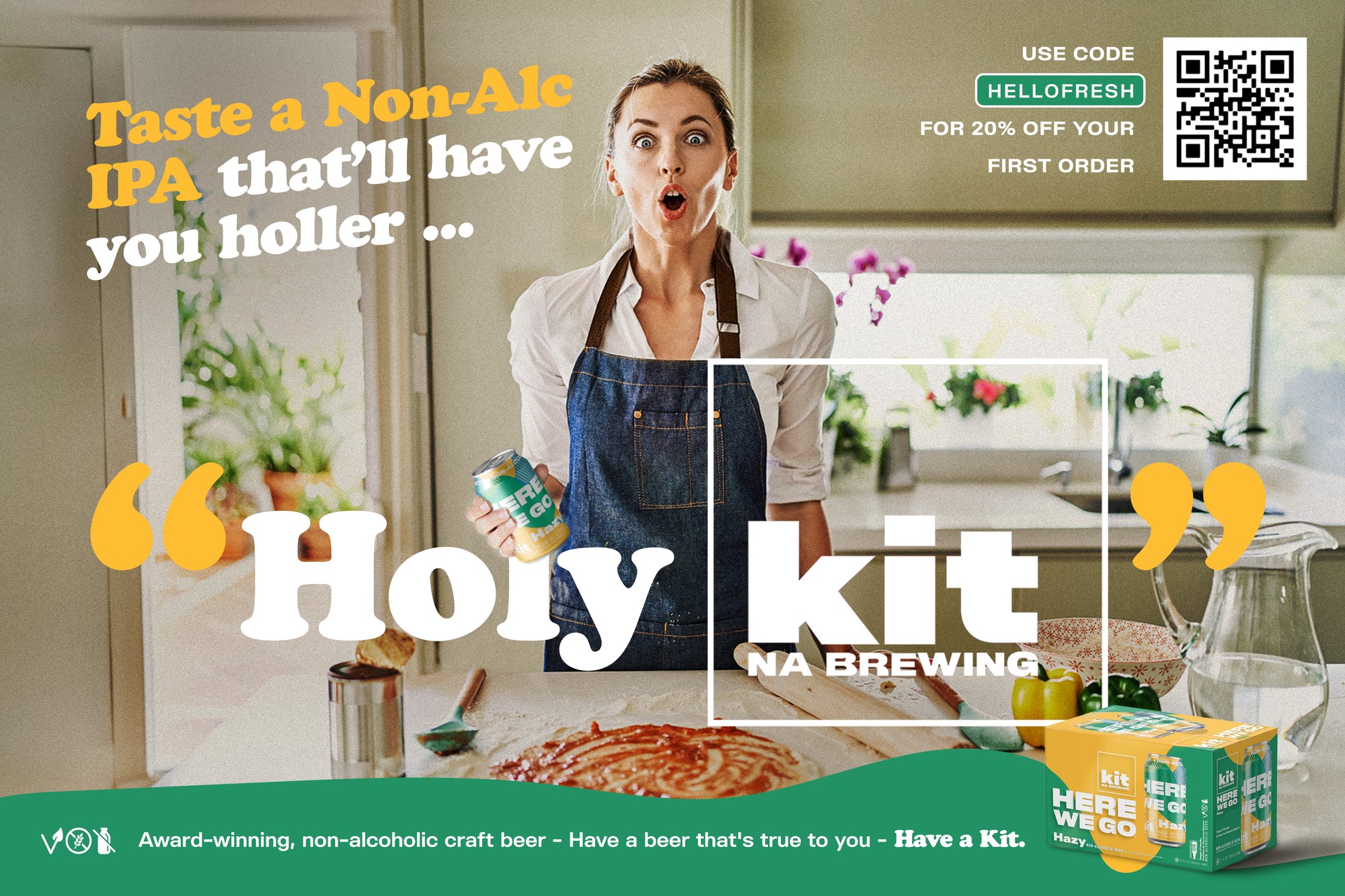 Kit NA Brewing Partners with HelloFresh for Delicious Deliveries